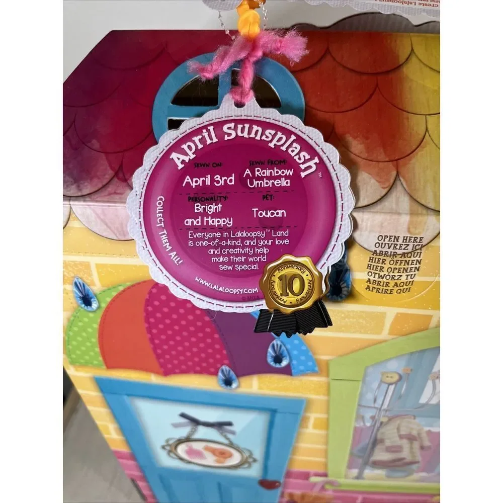 Lalaloopsy‎ Silly Hair Doll April Sunsplash And Pet Toucan New In Box Christmas - Picture 7 of 8